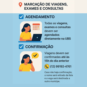 Aviso Marcação Transporte Saúde