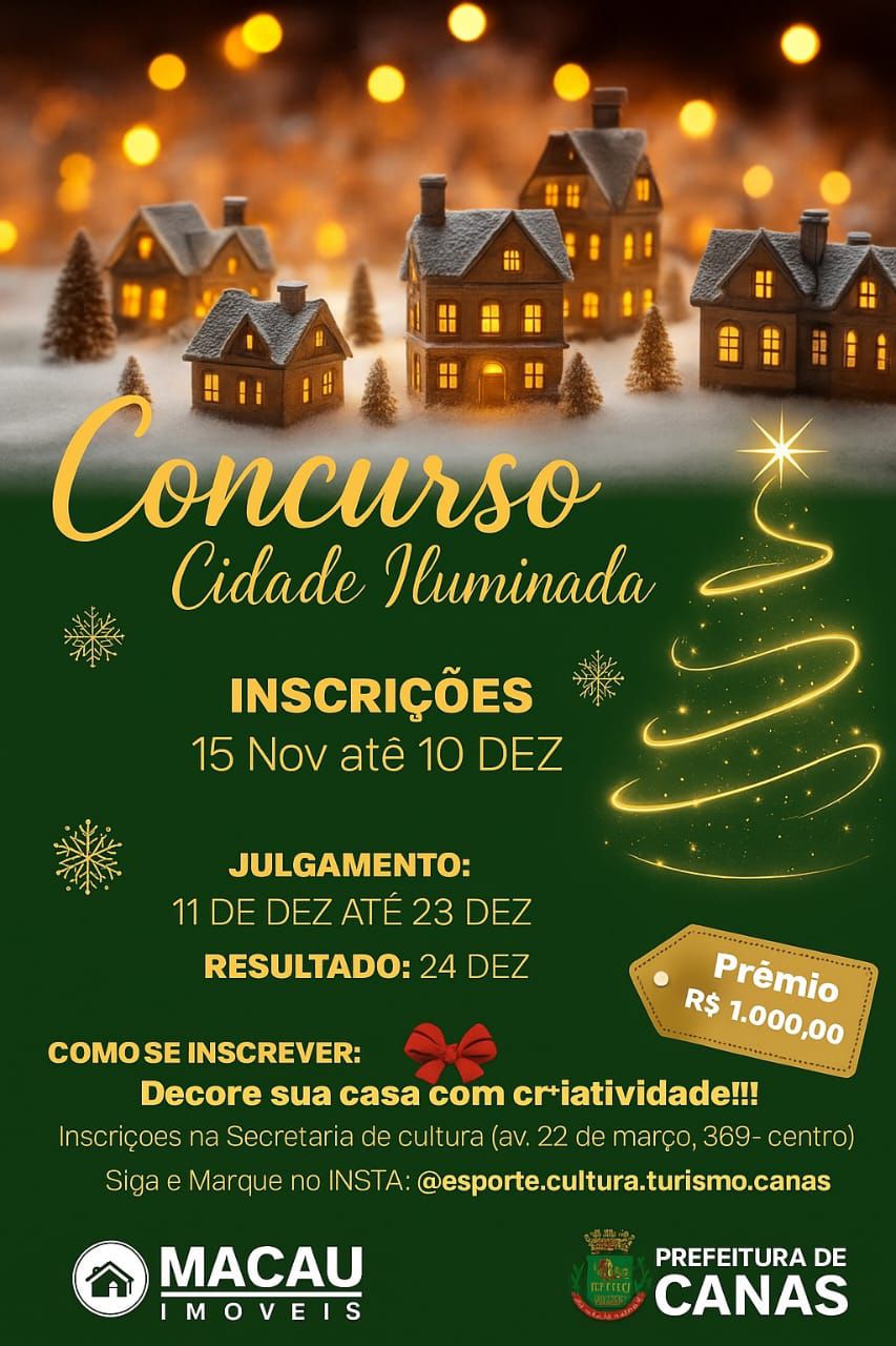 Concurso Natal de Luzes 2025