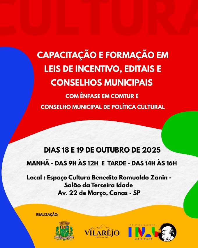 Capacitação e Formação em Leis de incentivo, editais e conselhos municipais