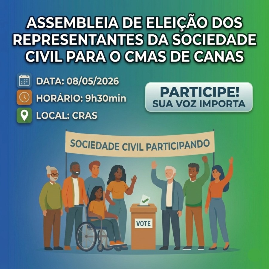 ASSEMBLEIA DE ELEIÇÃO DOS REPRESENTANTES DA SOCIEDADE CIVIL