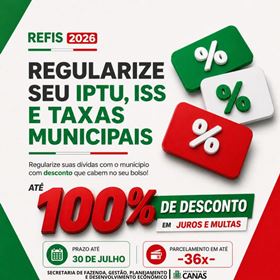 Regularize IPTU, ISS e taxas